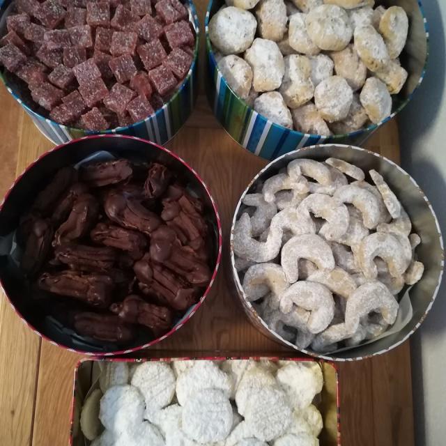 Aus unserer Weihnachtsbäckerei: Schneeflöckchen