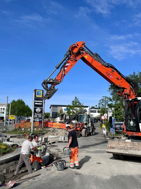 Bauarbeiten am Culinara-Kreisel: Vollsperrung nach Pfingsten