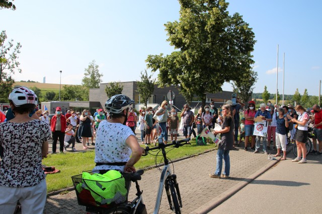 Demo gegen das Parkhaus am Nägelesgraben