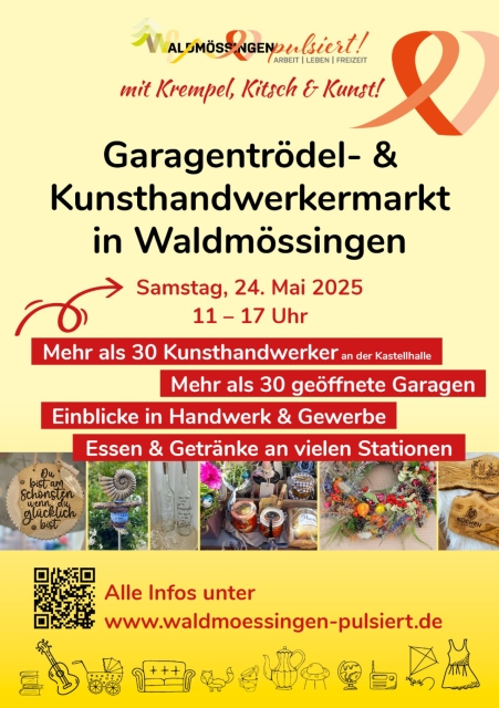 Garagentrödel- & Kunsthandwerkermarkt in Waldmössingen