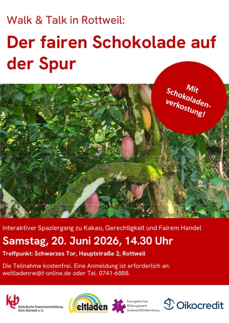 Walk & Talk: der fairen Schokolade auf der Spur