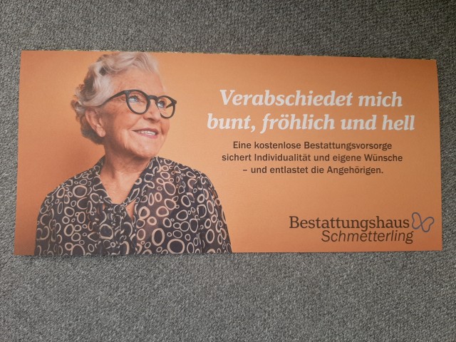 Kostenlose Bestattungsvorsorge bei Lebenswege Schmetterling