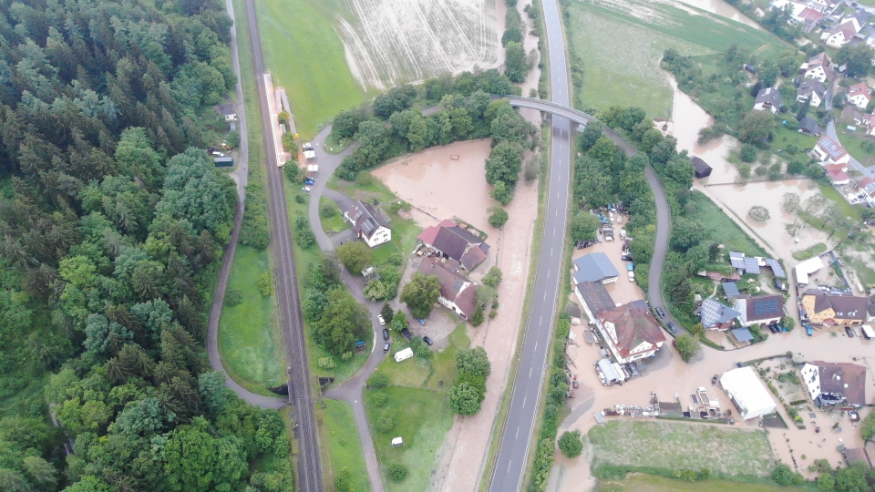130 Einsätze wegen Hochwasser