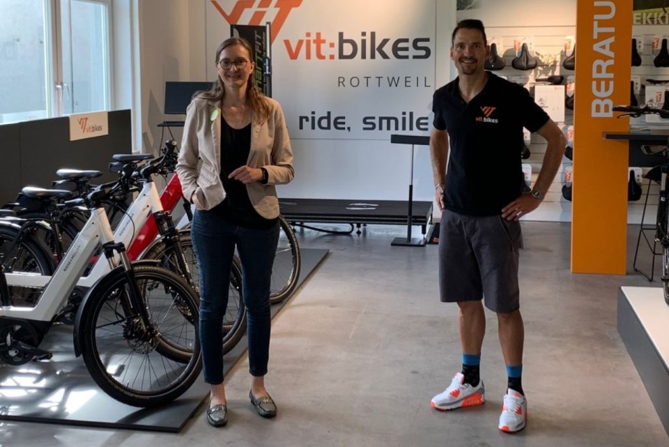 Annette Reif bei vit:bikes