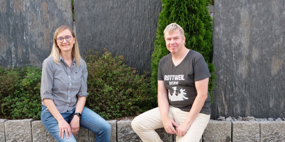 Annette Reif mit Frank Chudoba