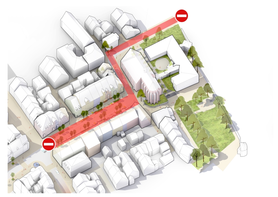 Baustelle Friedrichsplatz  – Kriegsdamm: Stadt erklärt Pläne und Baustelle