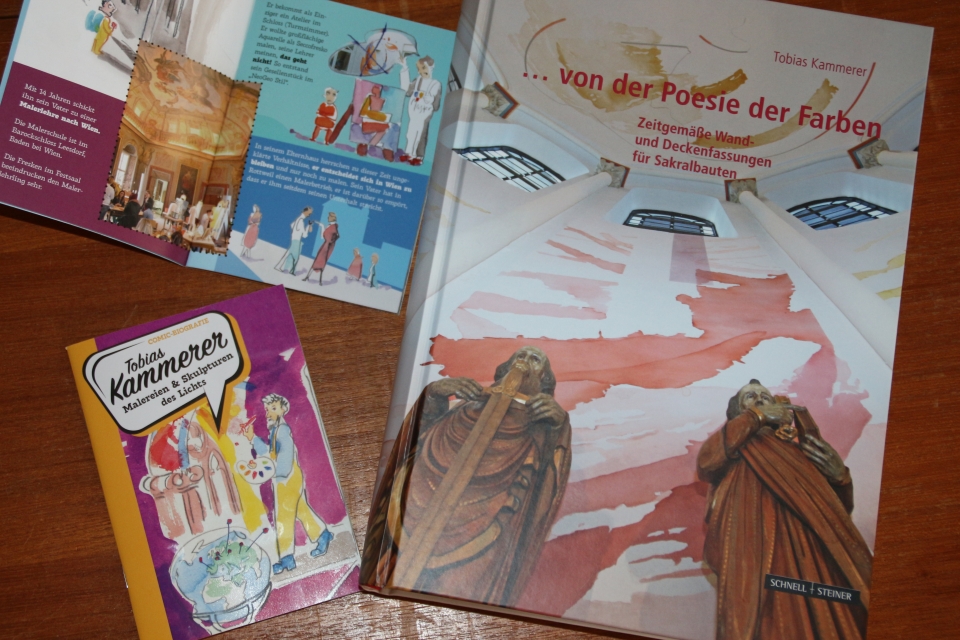 Bildband und Comicheft über das Leben von Tobias Kammerer