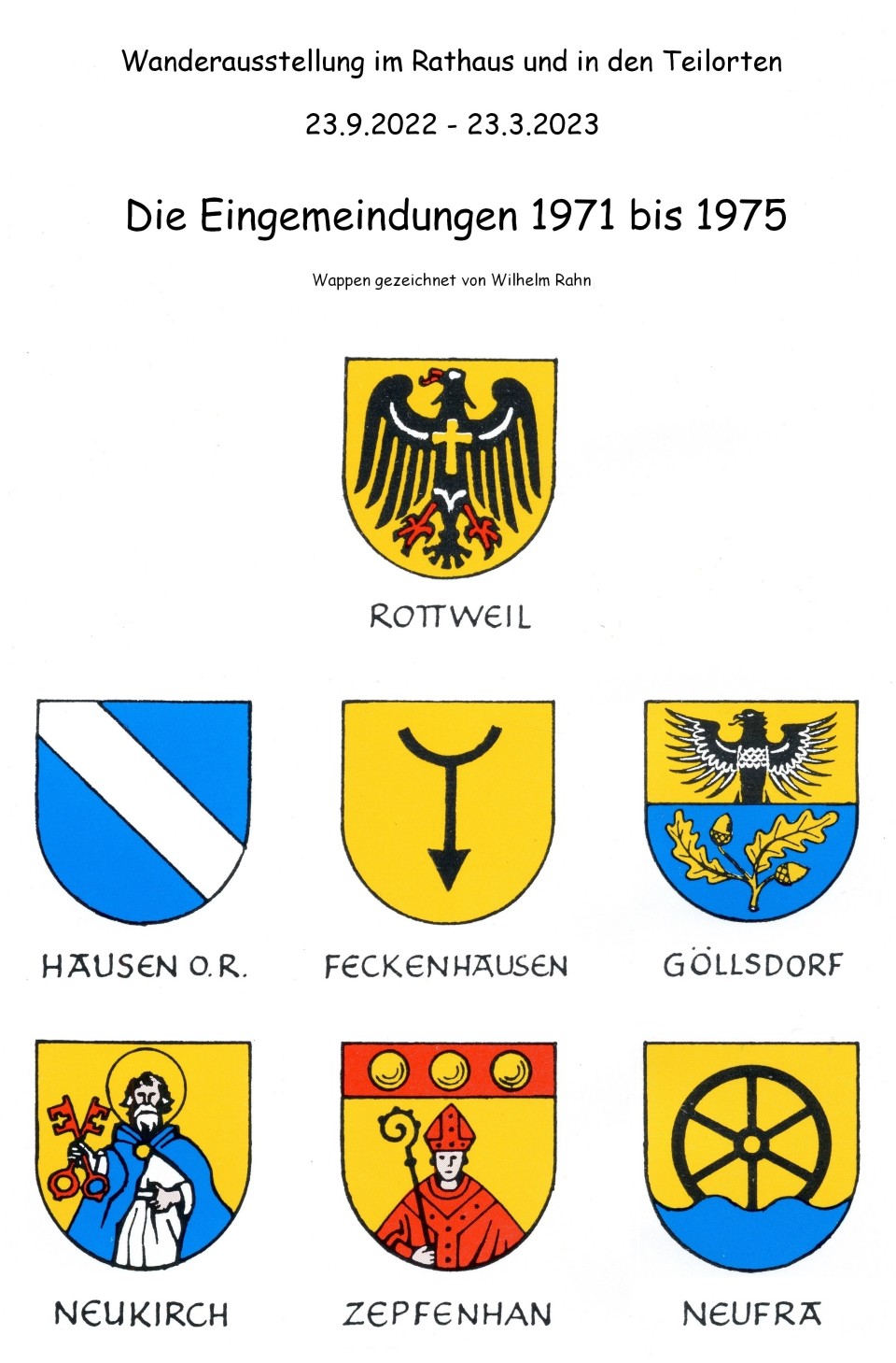 Die Eingemeindungen von 1971 bis 1975