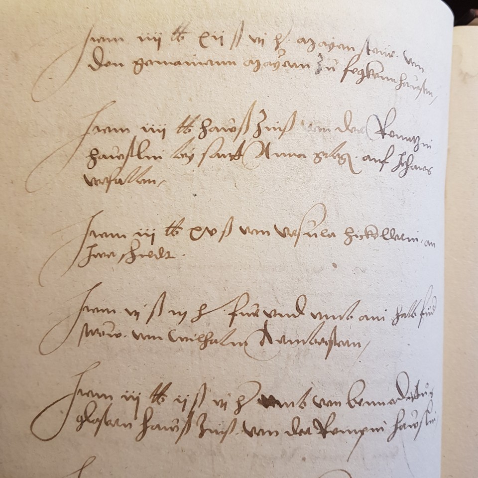 Die älteste Spitalrechnung von 1544 nach der Restaurierung