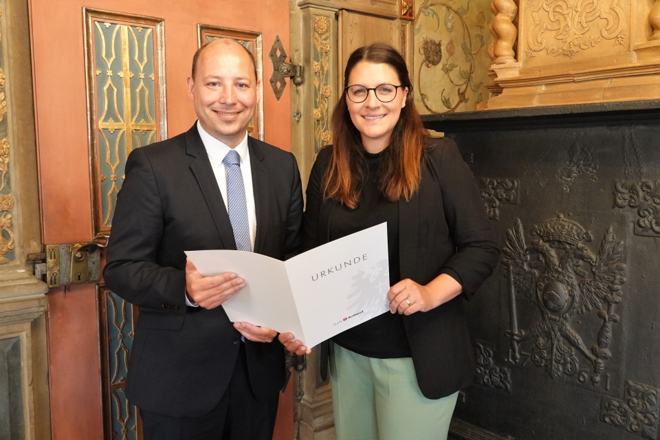 Dr. Christian Ruf und Ines Gaehn