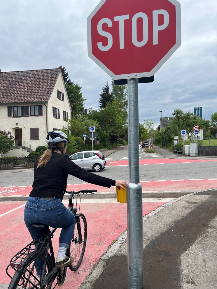 Fahrradstraße: Ampel hilft jetzt bei Querung der Heerstraße
