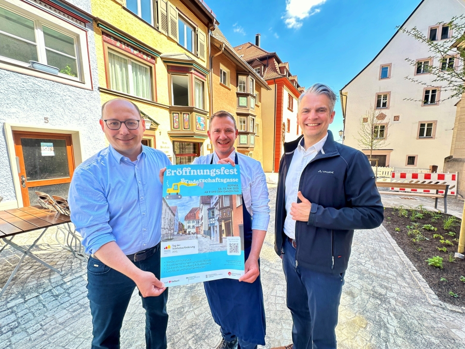 Feierliche Wiedereröffnung der Bruderschaftsgasse