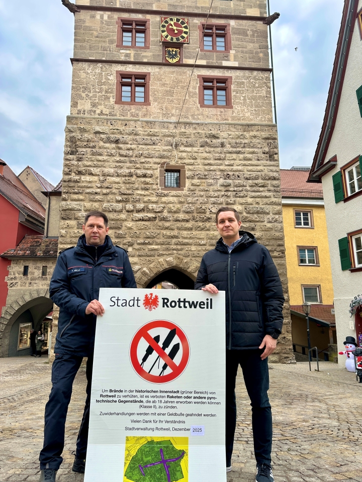 Feuerwerk bleibt in der historischen Innenstadt verboten