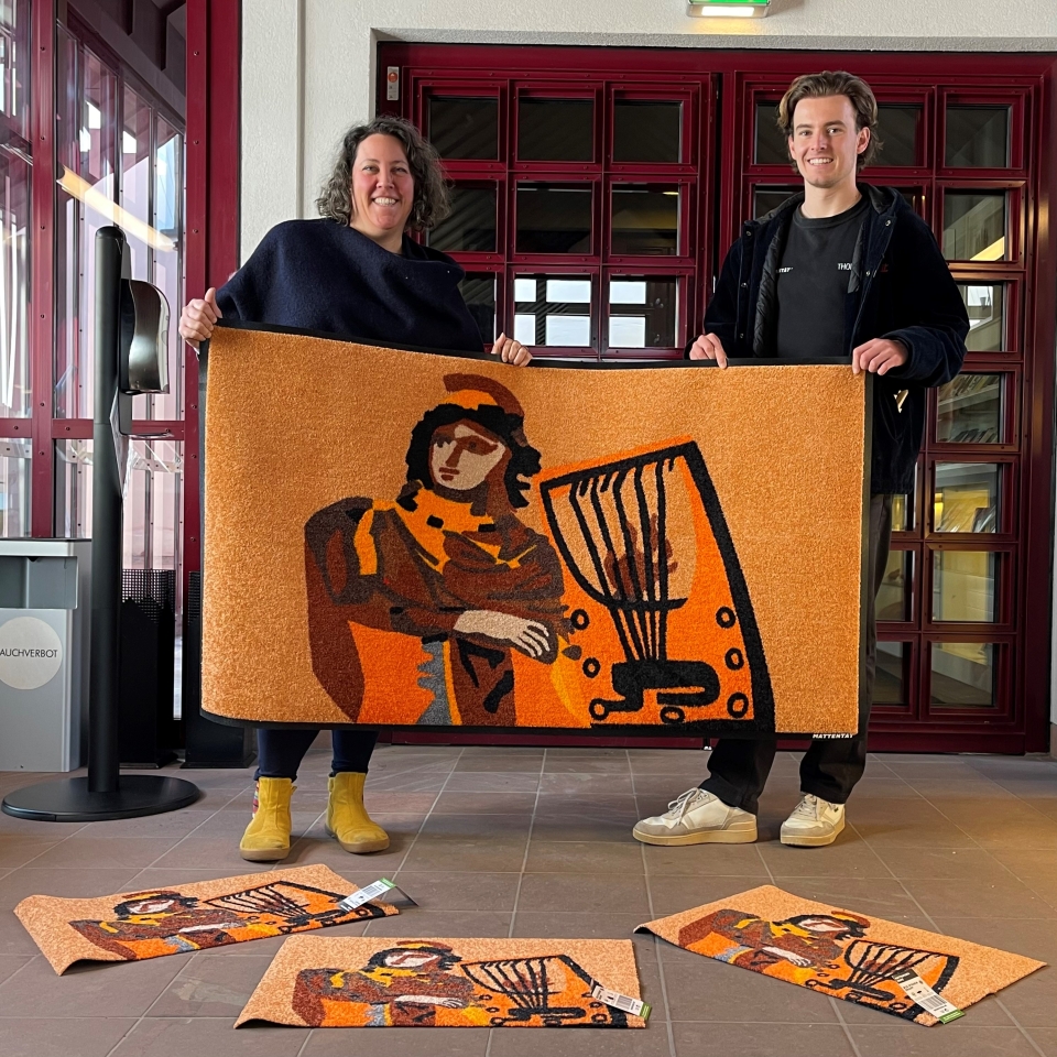 Fußmatten mit Orpheusmotiv