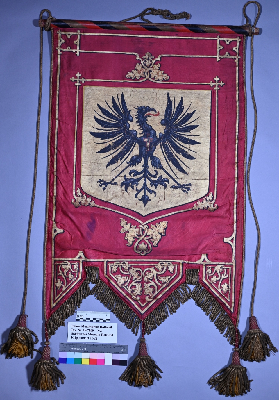 Historische Fahnen im Stadtmuseum