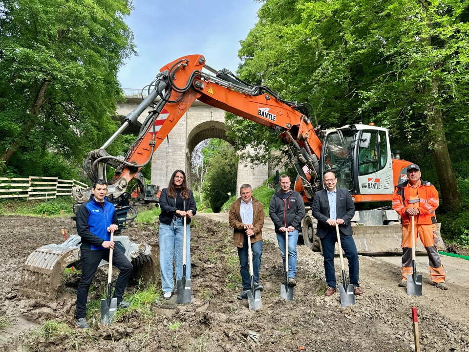 Landesgartenschau: Spatenstich im Stadtgraben setzt nächsten Meilenstein