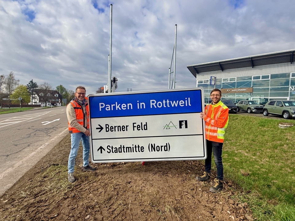 Neues Parkleitsystem: Stadt startet mit Aufbau