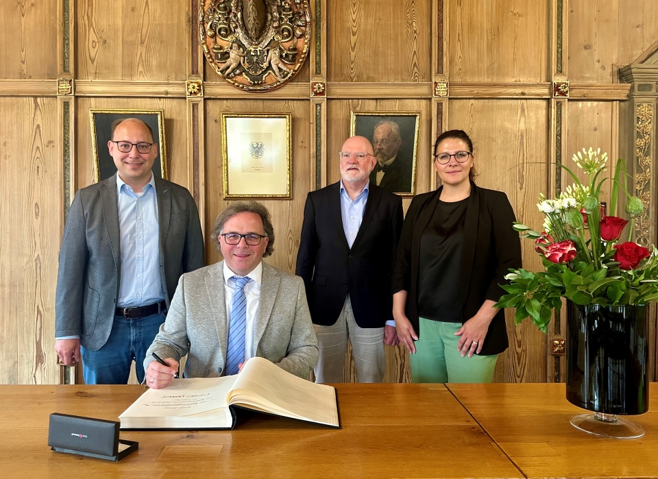 Regierungspräsident Carsten Gabbert in Rottweil: „Landesgartenschau ist Aushängeschild“