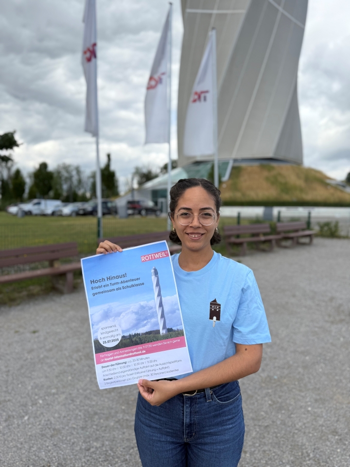 Rottweiler Azubi organisiert Schülertag am Testturm