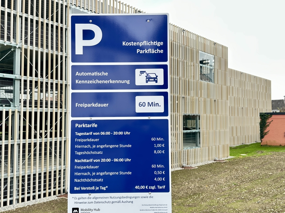 Schrankenloses Parken jetzt auch im Parkhaus „Stadtmitte Nord“