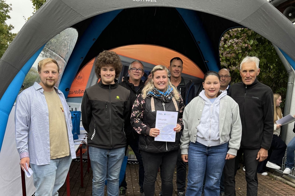Bestes Schulteam war das Leibniz-Gymnasium Rottweil.