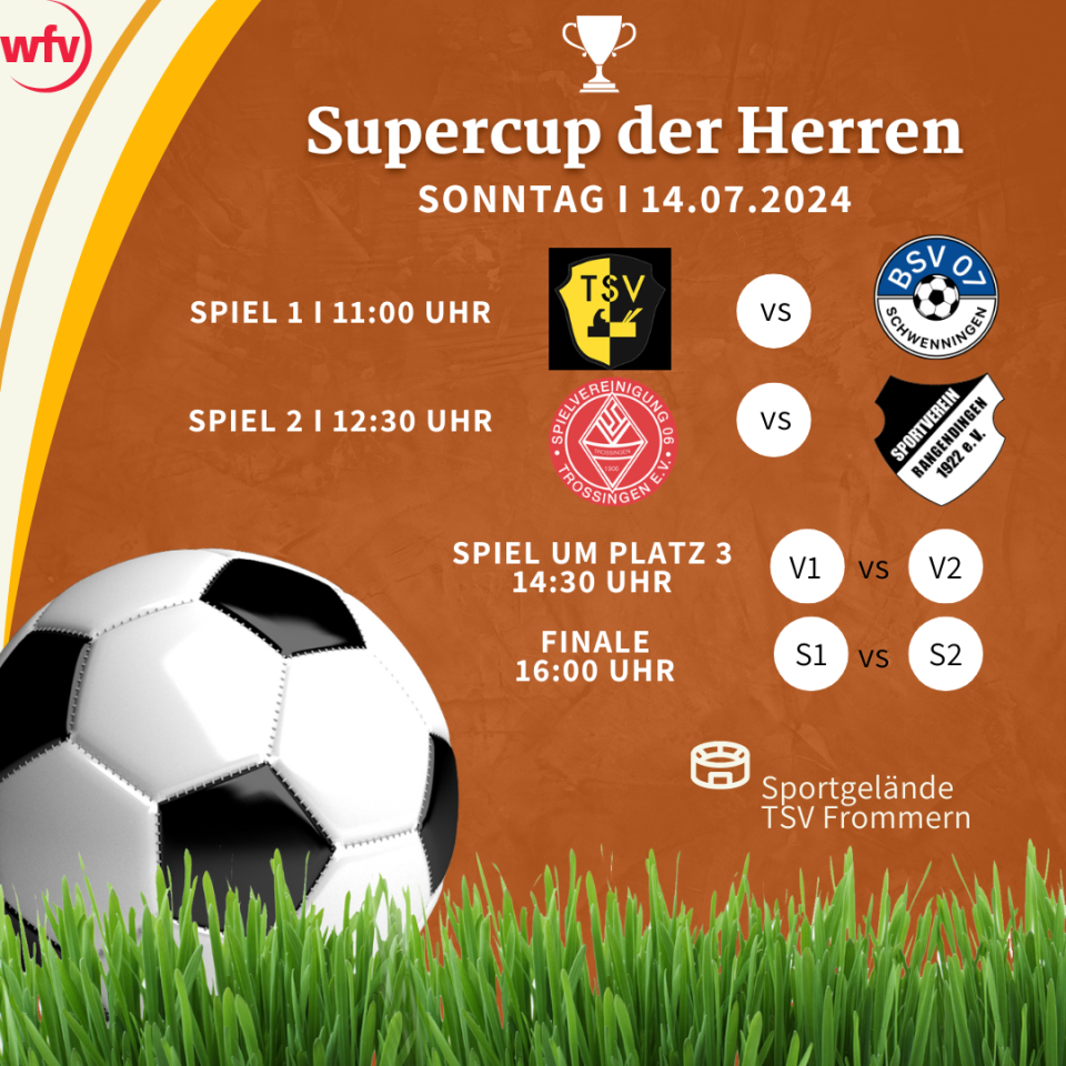 Supercup der Herren am 14. Juli 2024