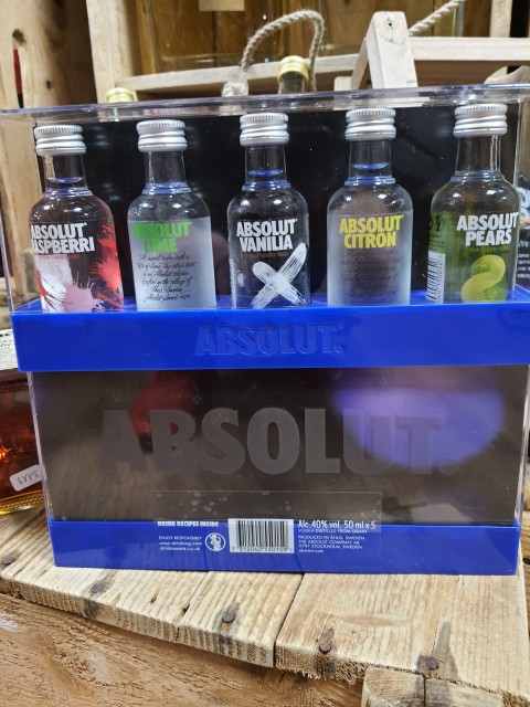 Vodka Set Absolut five (5*50ml) 